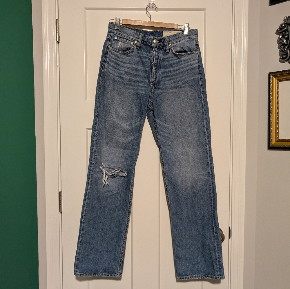 rag & bone Alex high rise straight jeans
